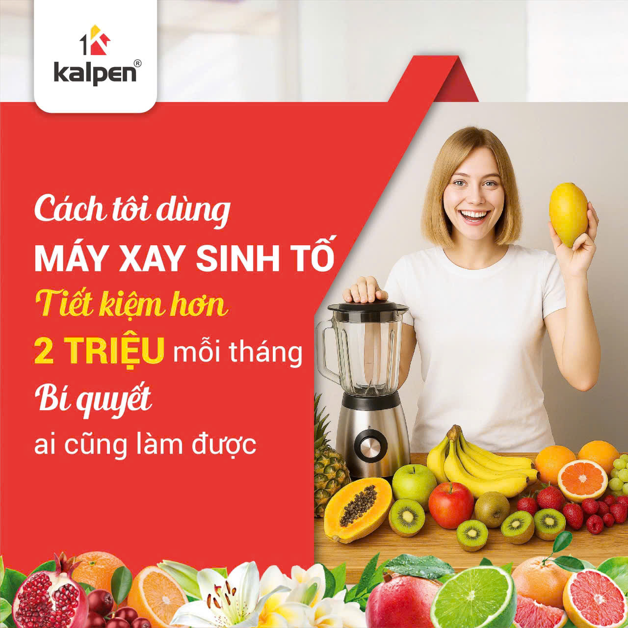 Cách tôi dùng máy xay sinh tố tiết kiệm hơn 2 triệu mỗi tháng-Bí quyết ai cũng làm được