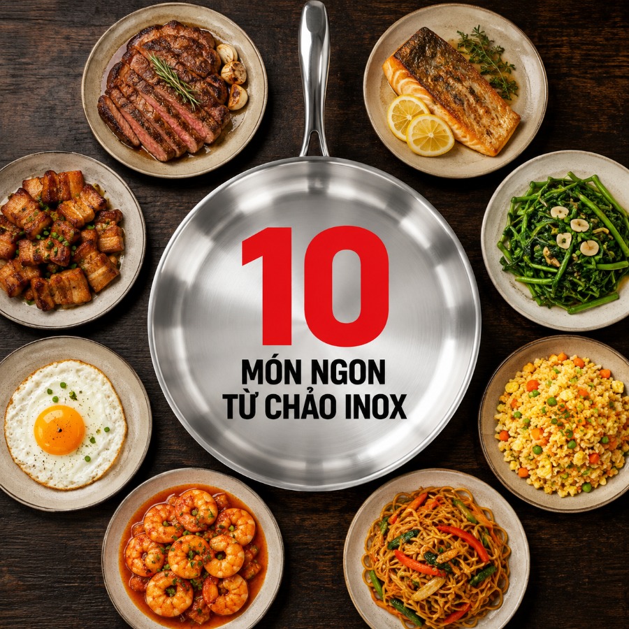 Chảo inox nấu món gì ngon - 10 món hợp nhất - Kalpen