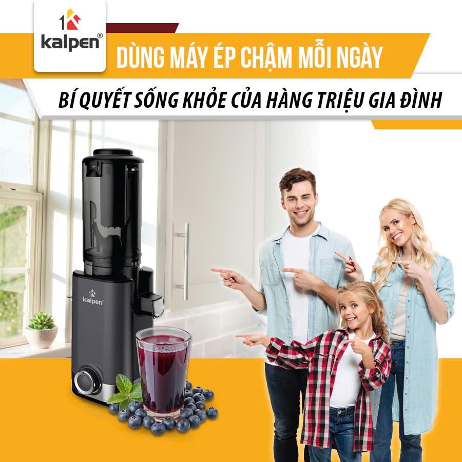 Dùng máy ép chậm mỗi ngày – Bí quyết sống khỏe của hàng triệu gia đình
