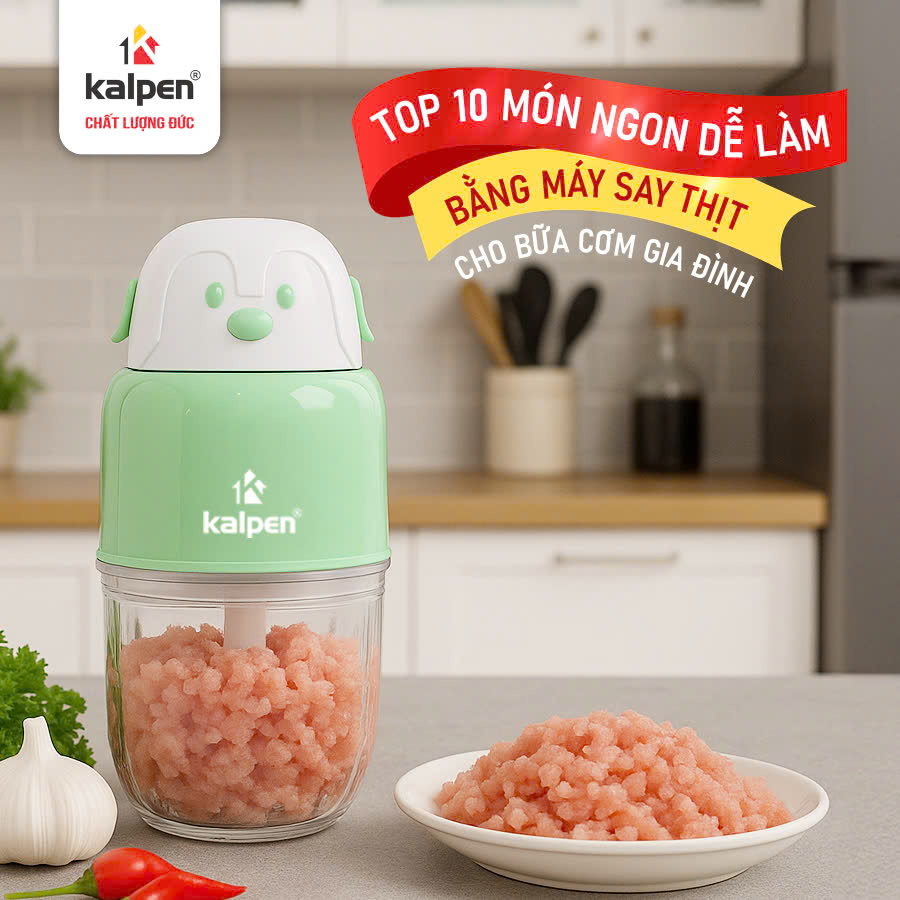 Top 10 món ngon dễ làm bằng máy xay thịt cho bữa cơm gia đình
