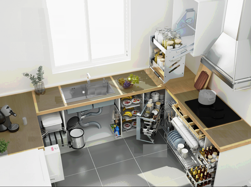 5+ Mẫu tủ bếp thông minh giúp bạn tiết kiệm không gian bếp ...