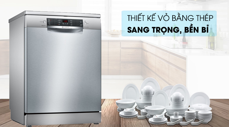 Thiết kế sang trọng máy rửa bát Bosch