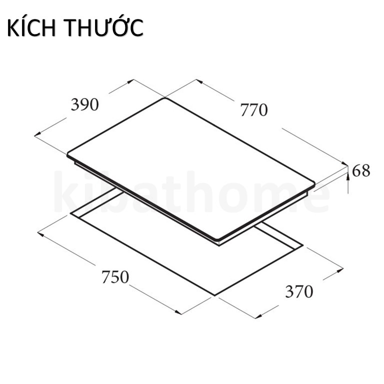 Bếp từ Cata IB-753 BK - KiBatHome