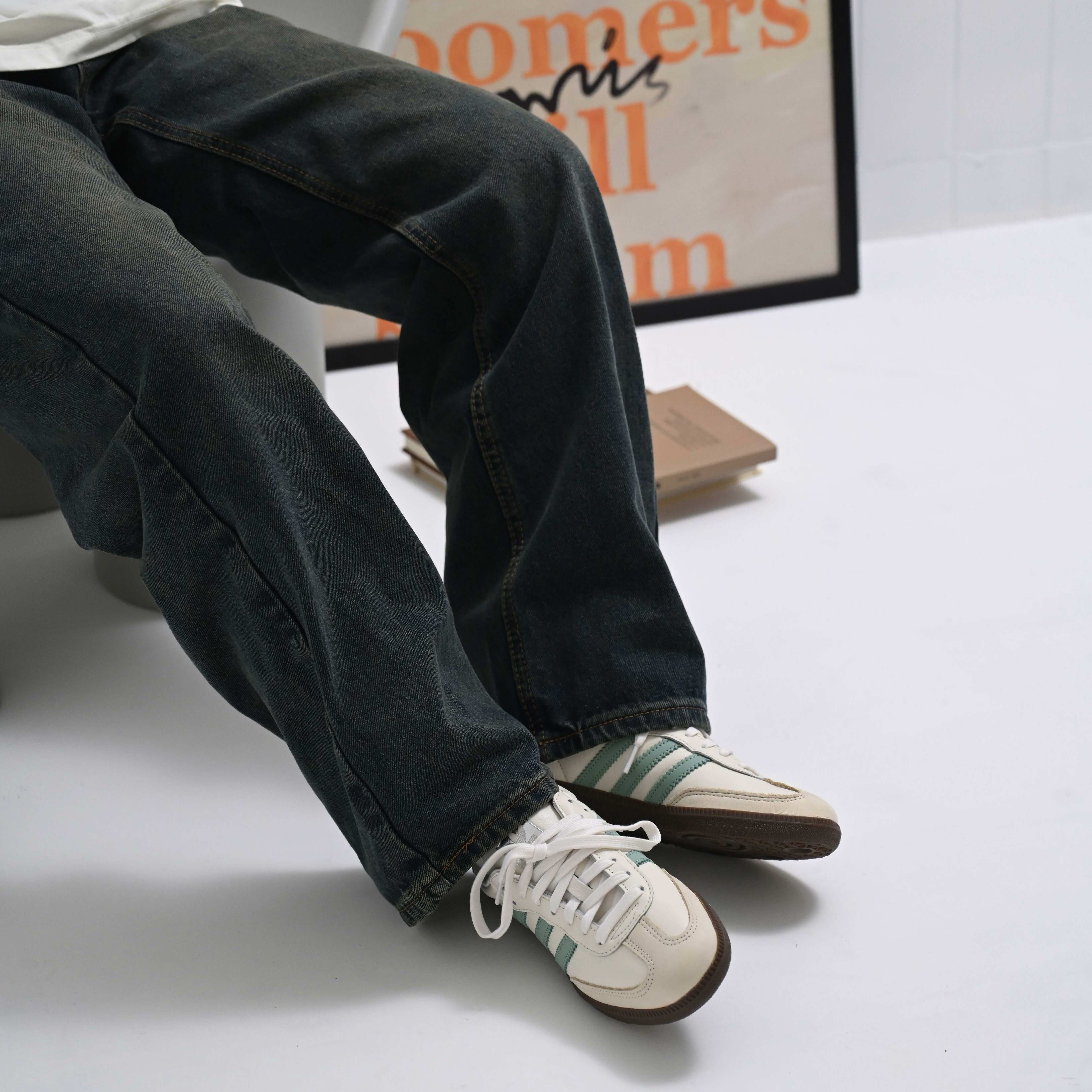 Giày Adidas Samba OG Cloud White Hazy Green IH2752