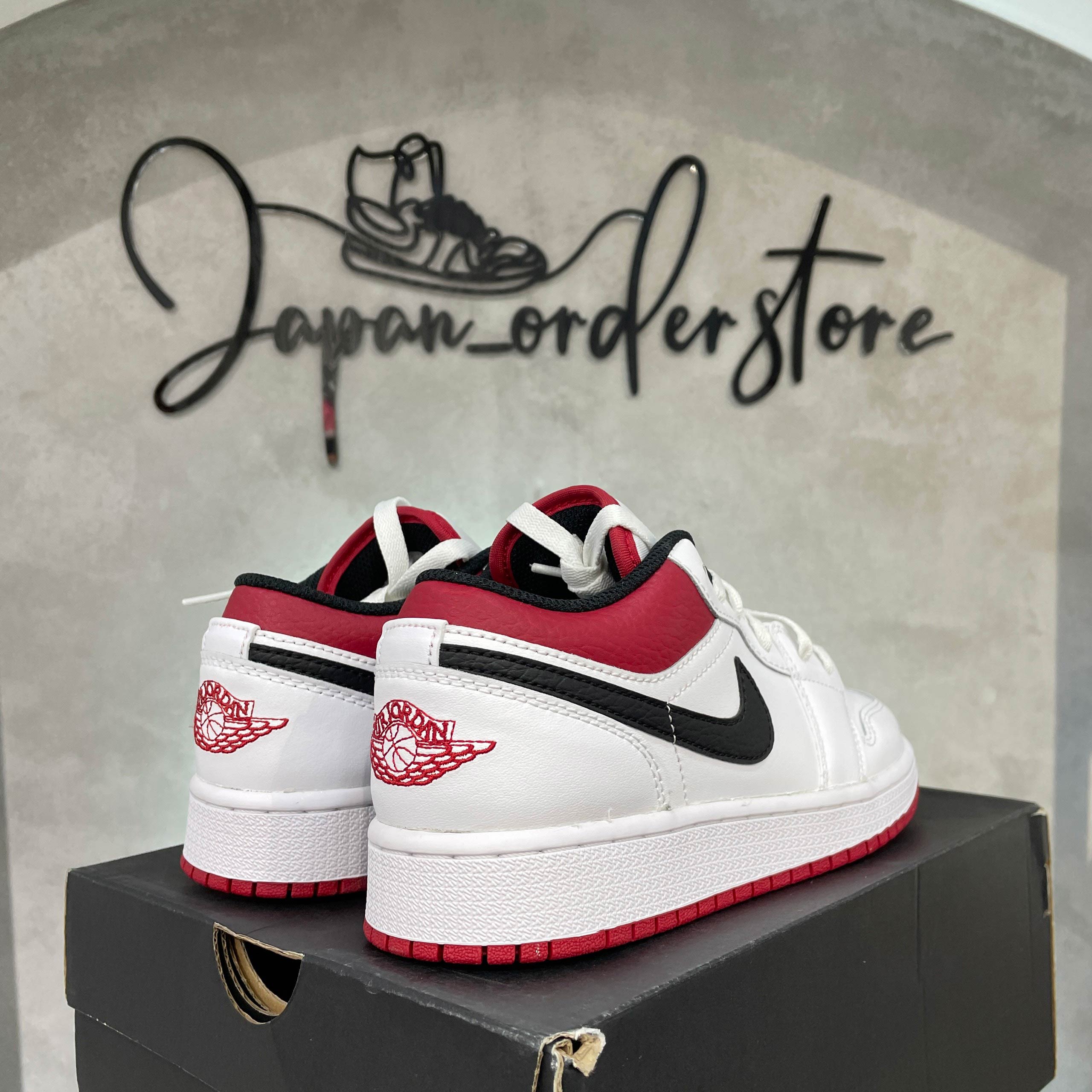 jordan 1 low white gym red gs