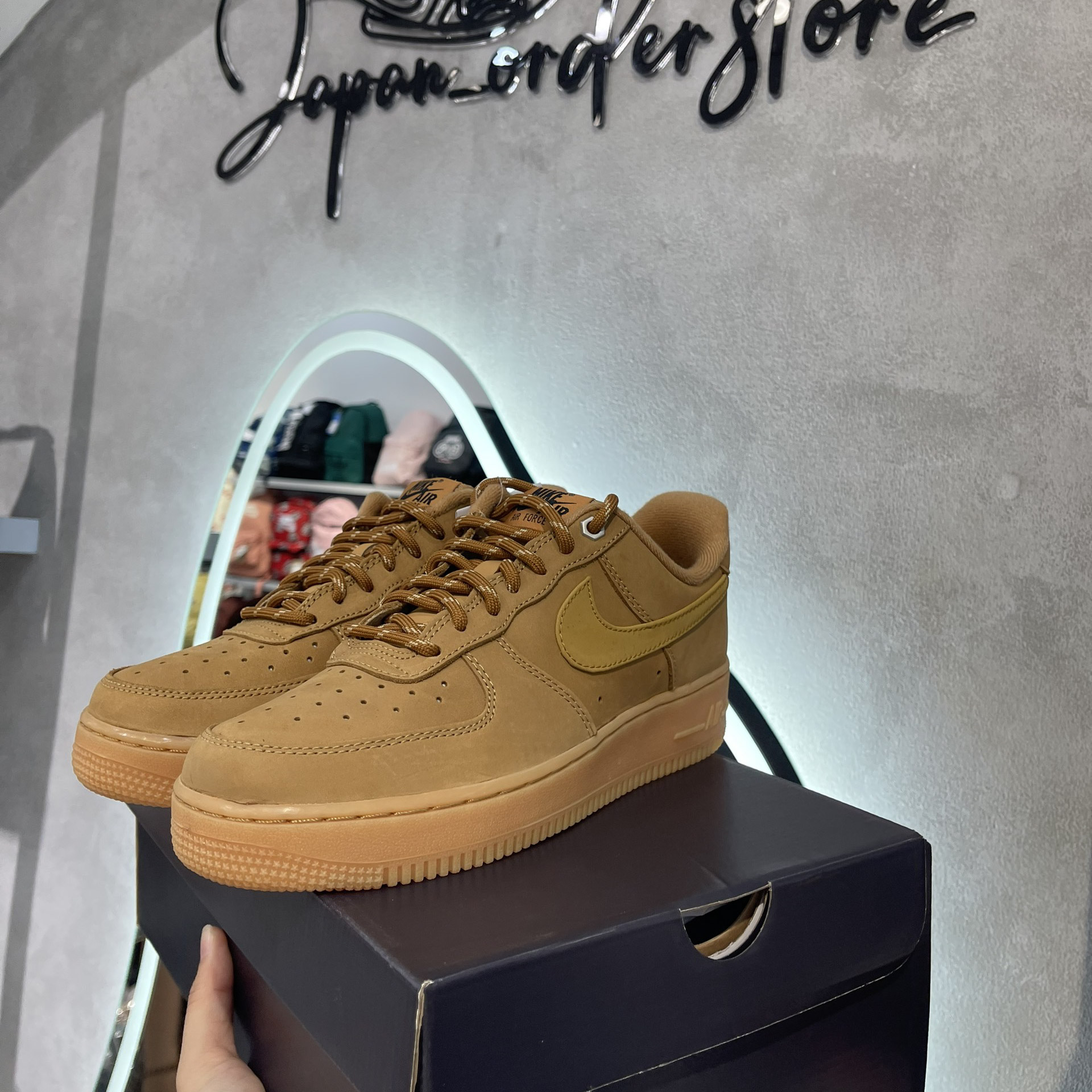 Gi y Nike Air Force 1 Low Flax Wheat CJ9179 200 Authentic
