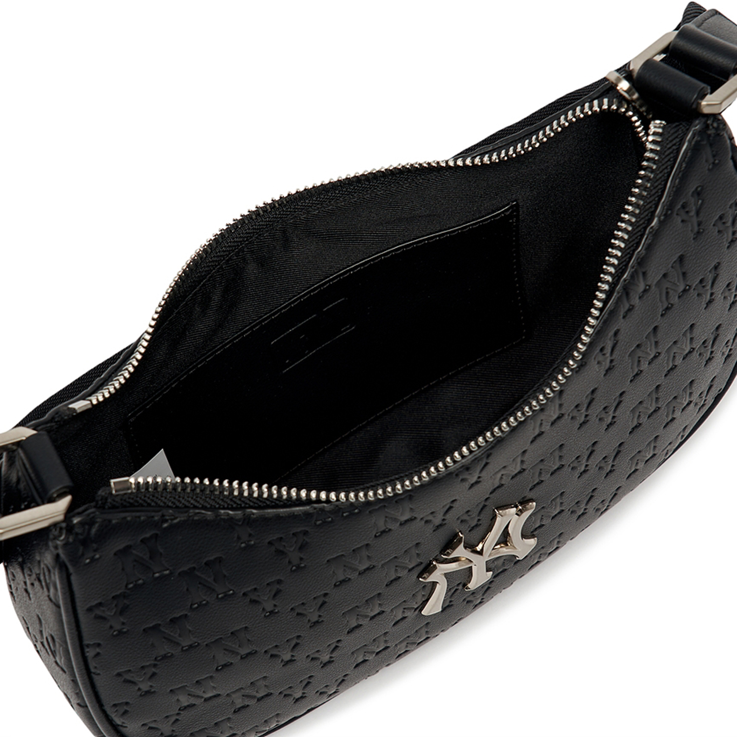 Túi MLB Monogram Embossed Hobo Bag New York 3ABQS022N 50BKS