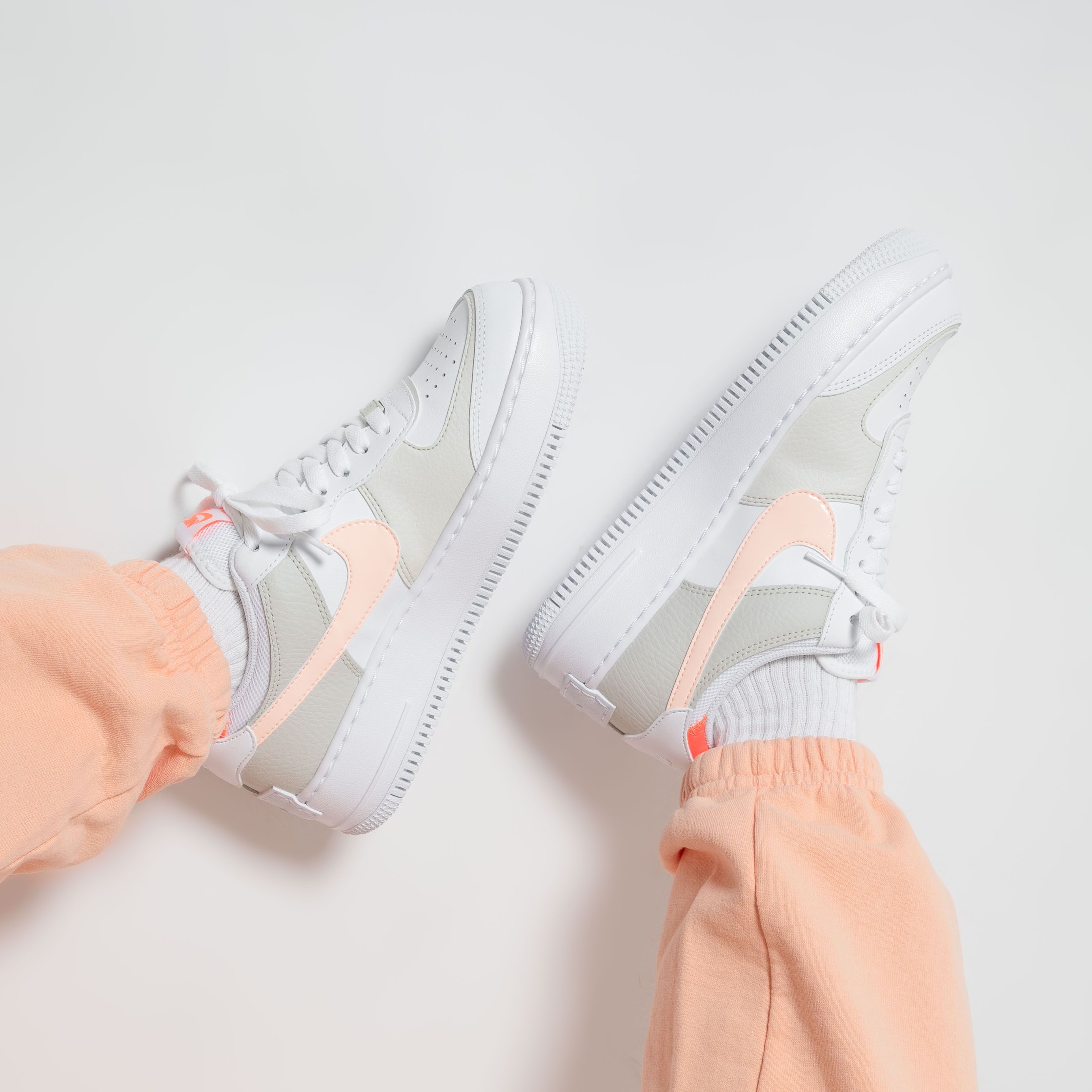 nike air force 1 shadow white mango