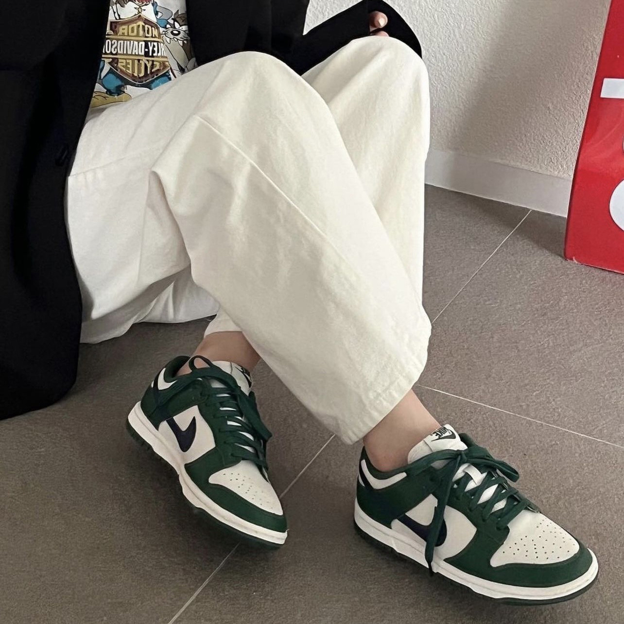 Spartan Green Michigan Dunk Low Outfit Michigan Green Dunks Outfit