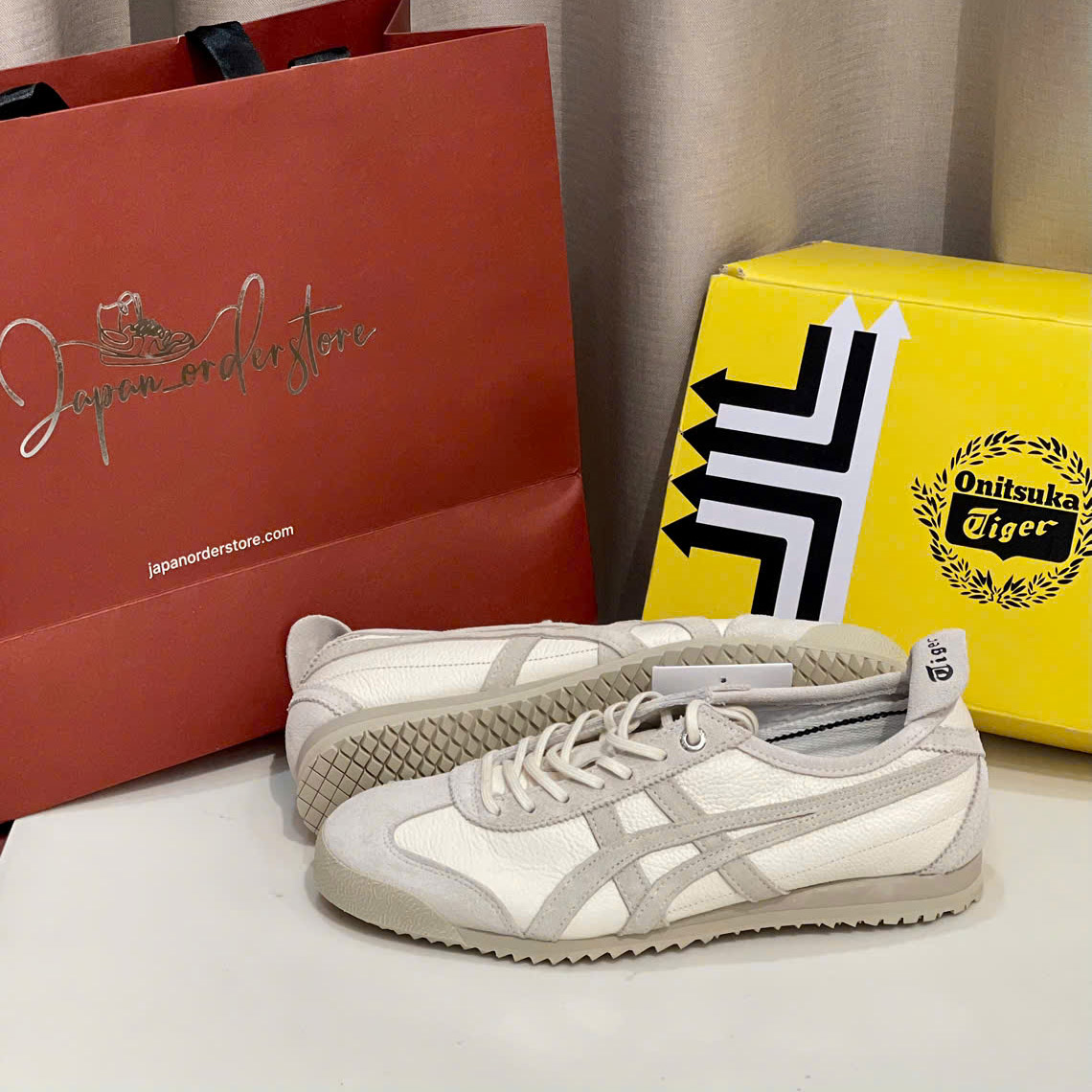 Giày Onitsuka Tiger Mexico 66 SD 'Birch Green' 1183C015-201 - Jordan 1 - Foto 12