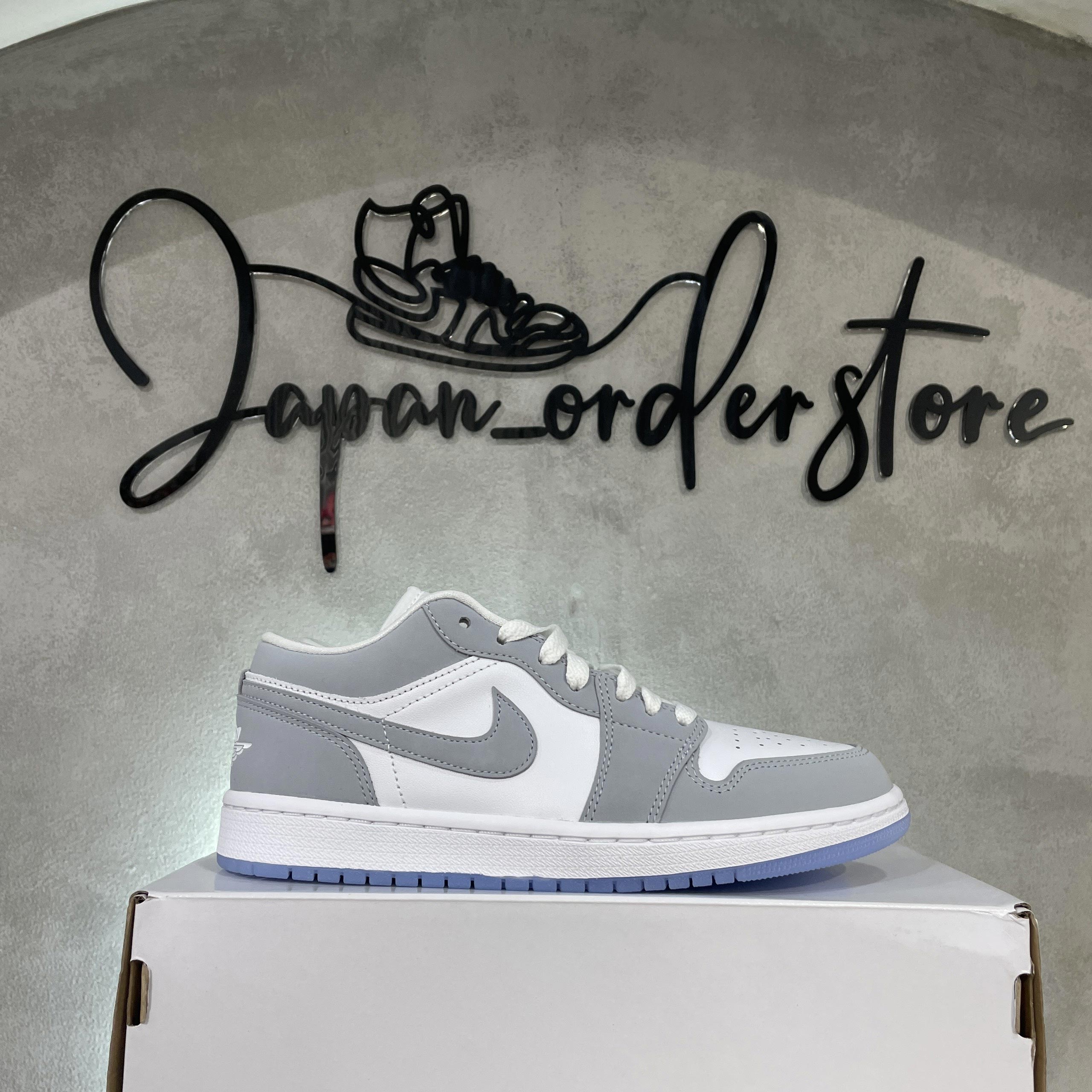 Giày Nike Air Jordan Low White Wolf Grey DC0774-105