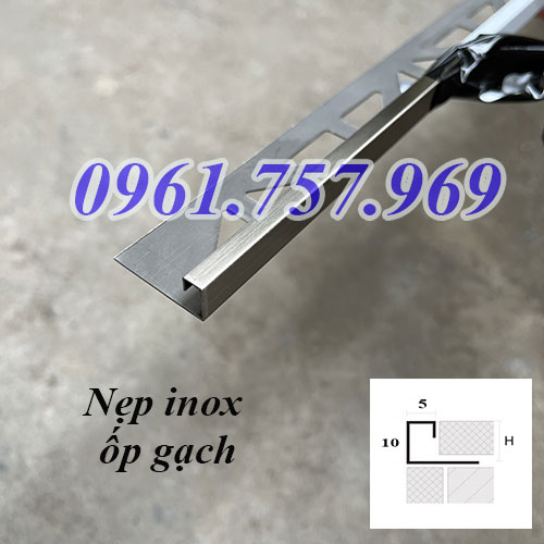 Nẹp inox ốp gạch