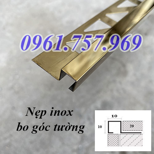 Nẹp inox ốp góc