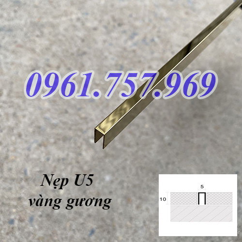 Nẹp inox U