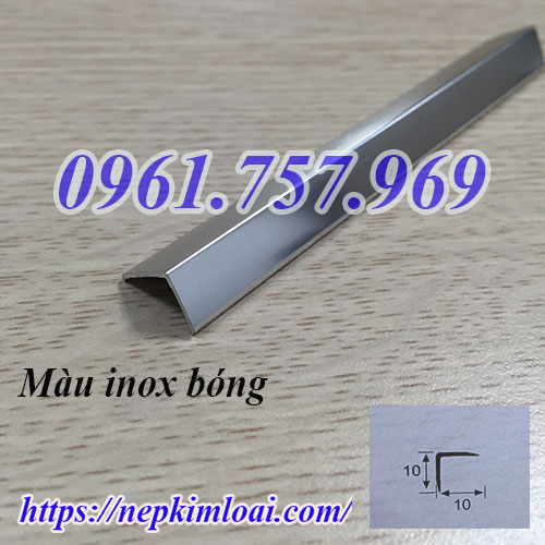 Nẹp v10 inox 