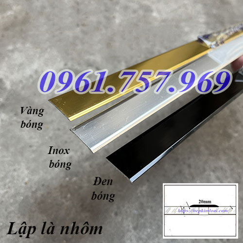 nẹp nhôm lập là