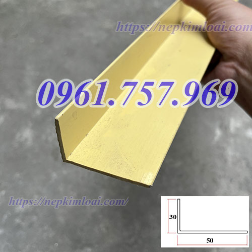 nẹp nhựa chữ V dày 3mm