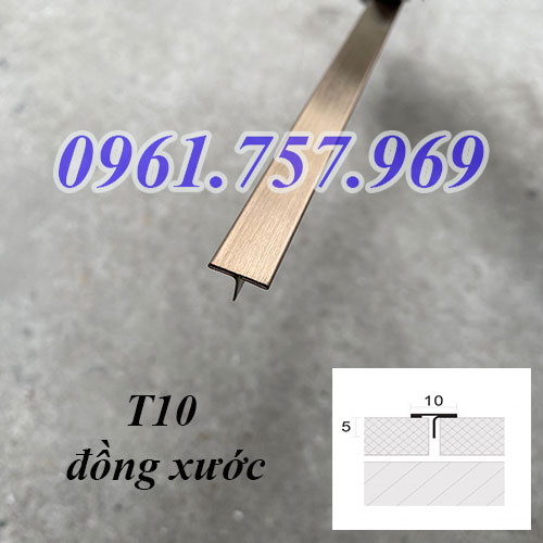 Nẹp t10 hồng xước