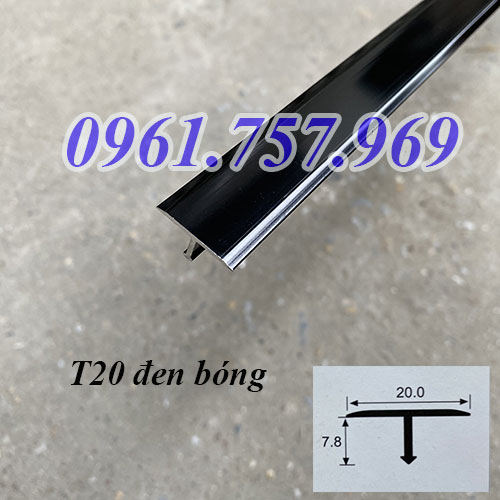 Nẹp T20 màu đen