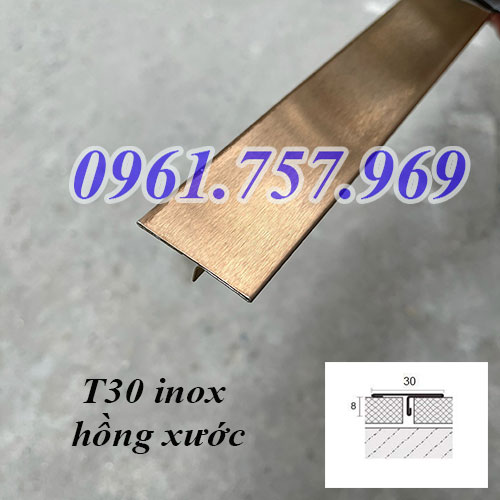 nẹp t30 đồng xước