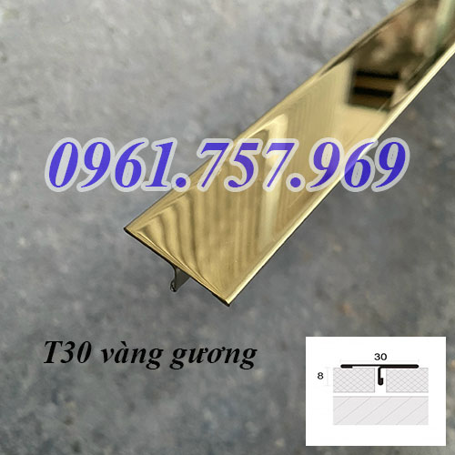 Nẹp t30 mạ PVD