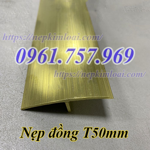 Nẹp T50 đồng