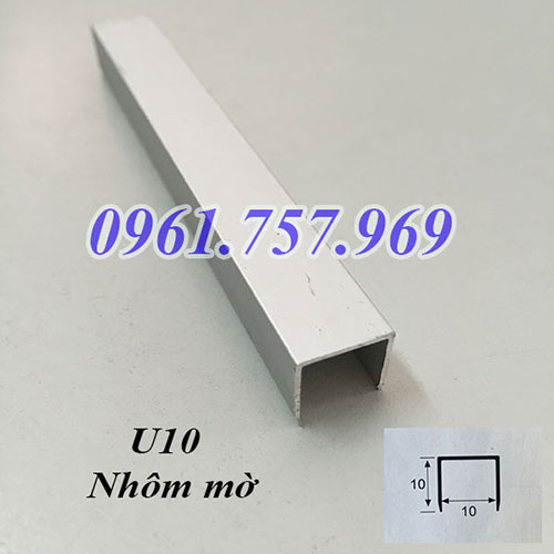 Nẹp U10mm