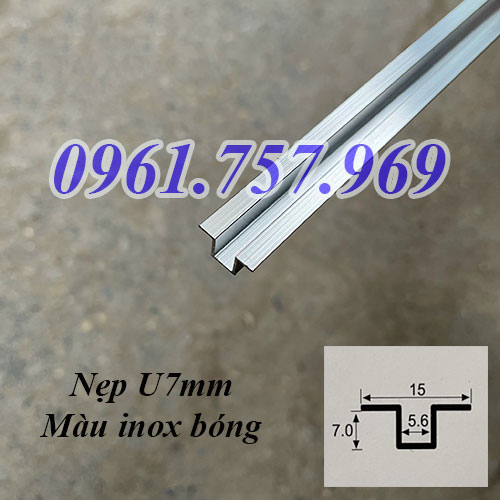 Nẹp U7mm