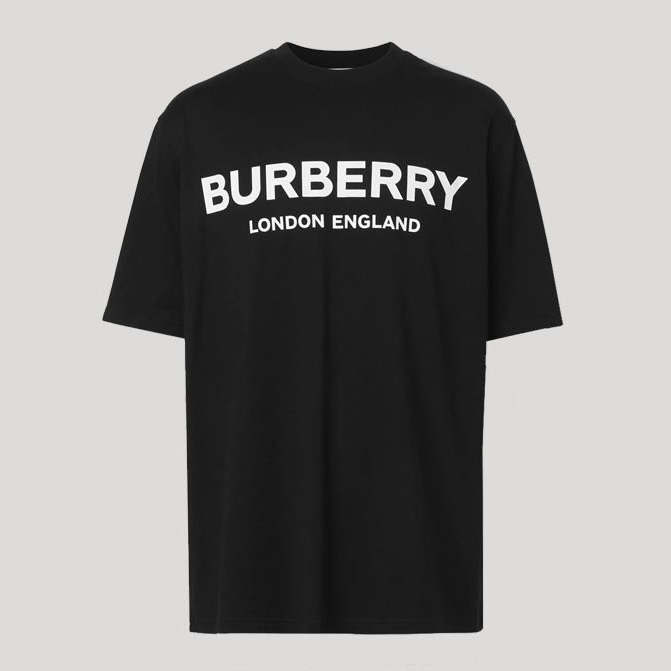 Burberry Logo Print Cotton T-shirt