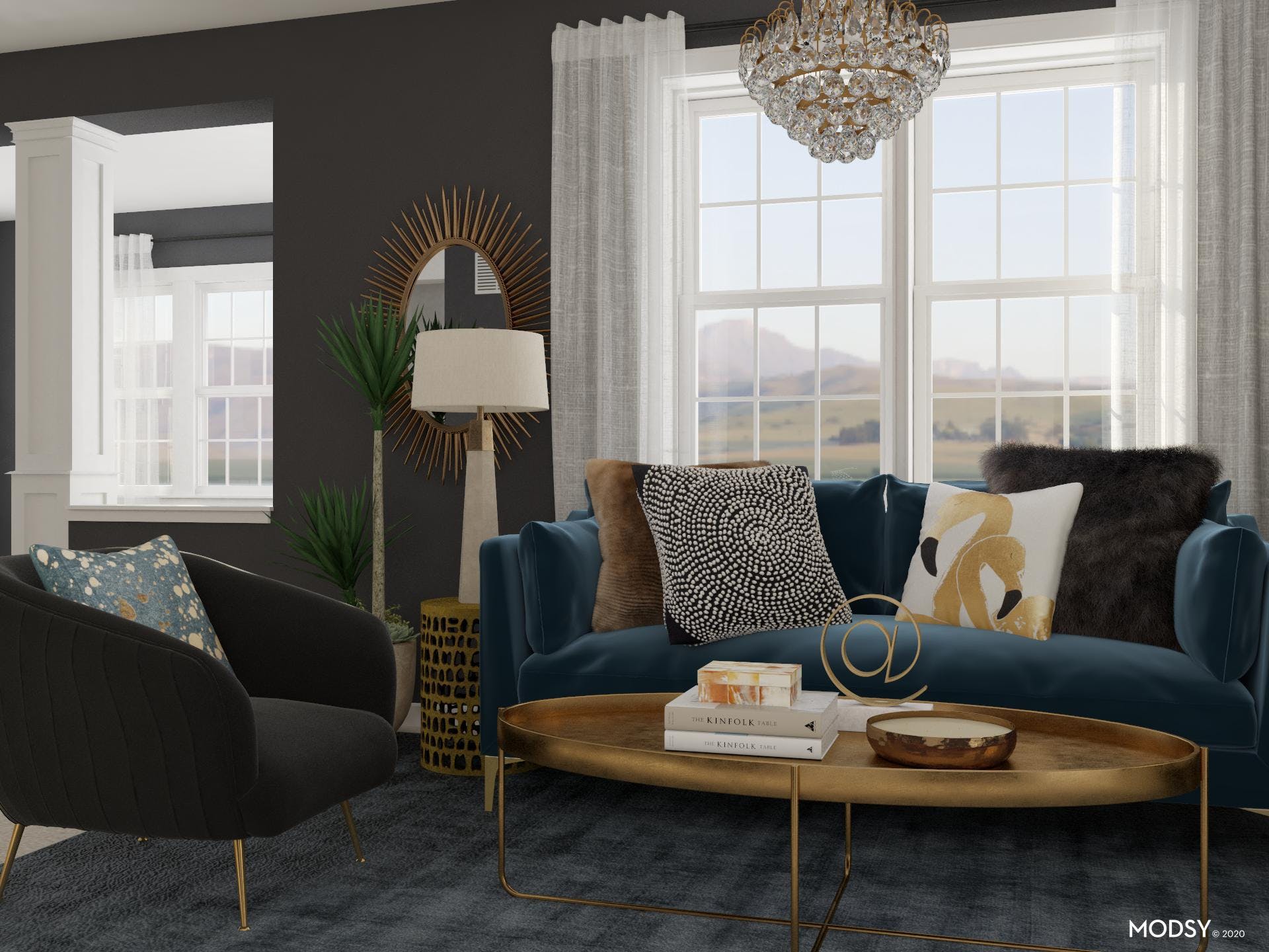 Bàn Oval Nordic Style - Model 01