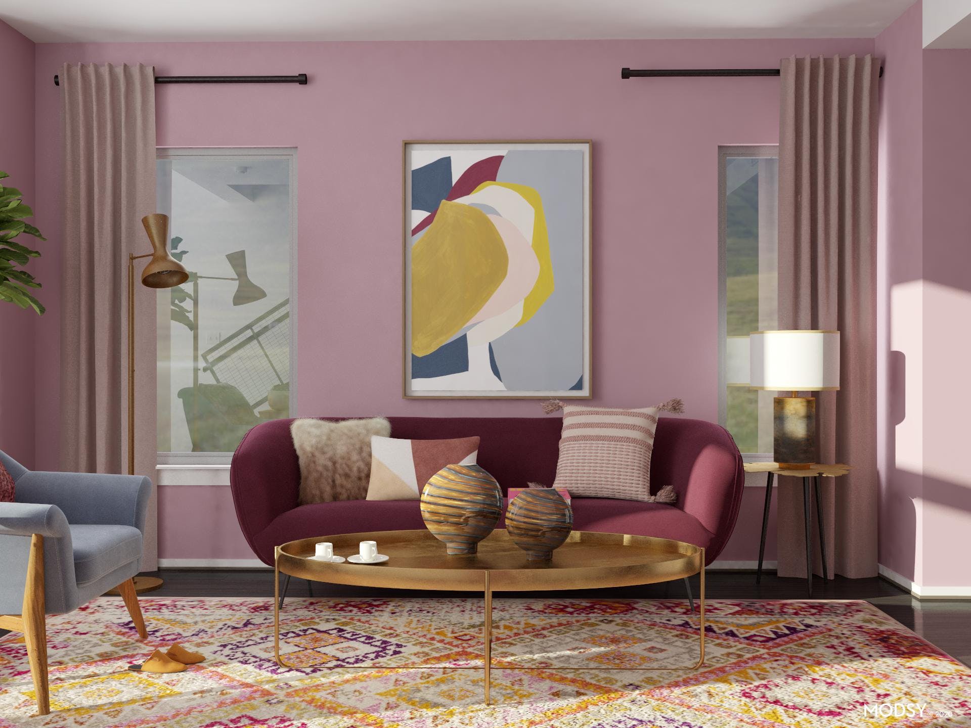 Bàn Oval Nordic Style - Model 01