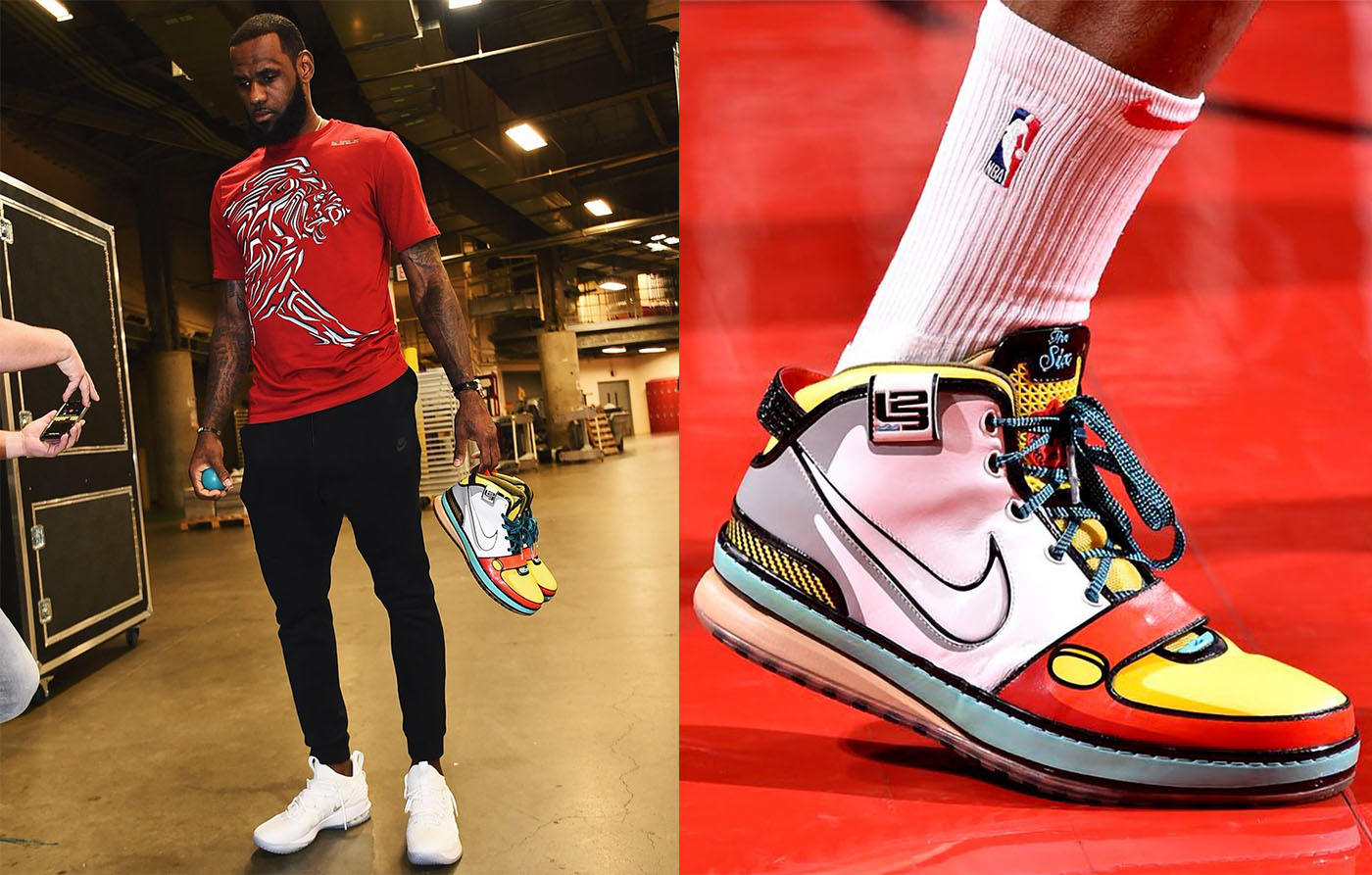 Lebron 18 Low "Stewie Griffin" với sự trở lại của Family Guys Space Jump