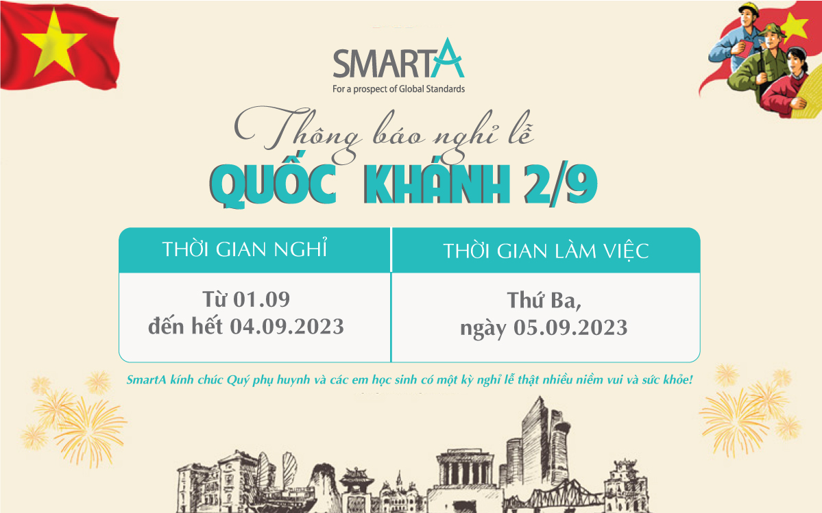 Thông báo nghỉ lễ quốc khánh 2/9