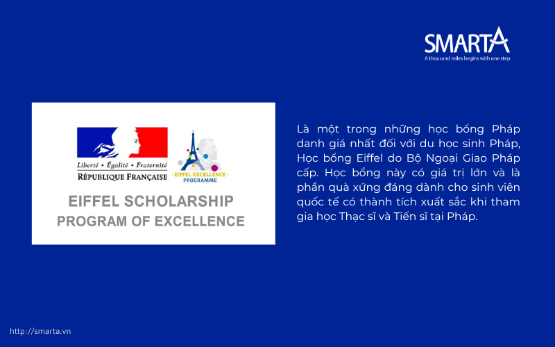 The France Excellence Eiffel scholarship - SmartA