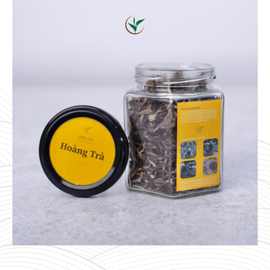 Trà Phổ Nhĩ Sống Rời (Hoàng Trà Shan Tuyết) Hũ Thủy Tinh 70g