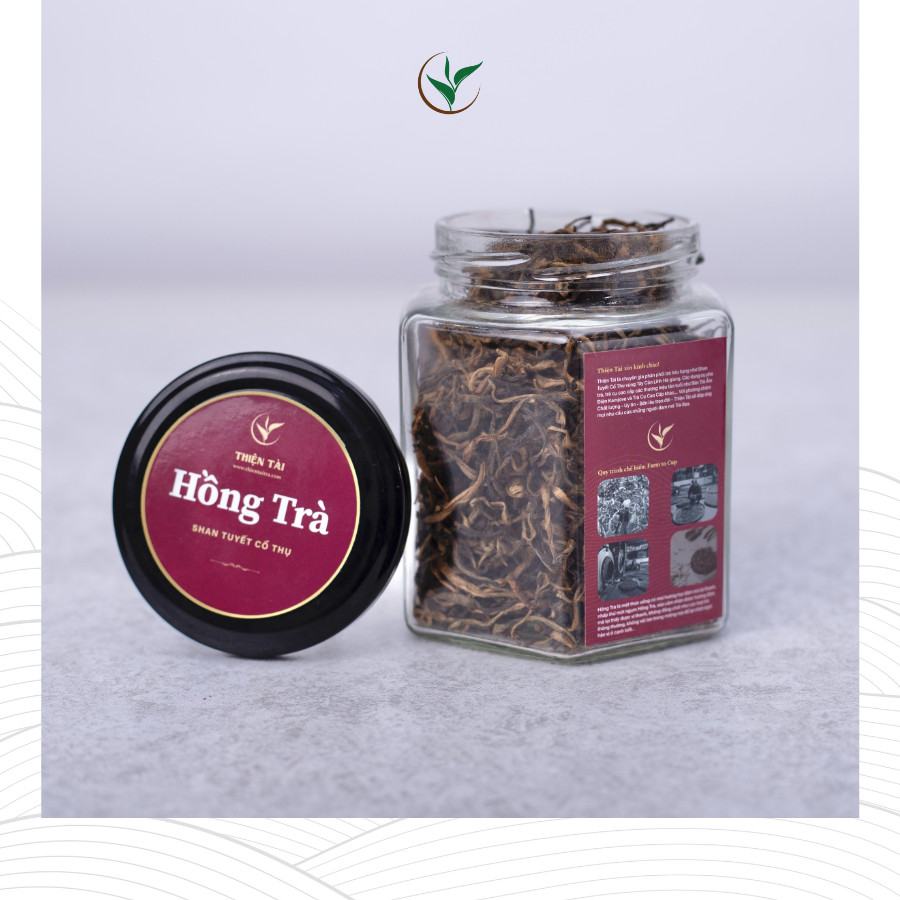 Hồng Trà Shan Tuyết Hũ Thủy Tinh 70g