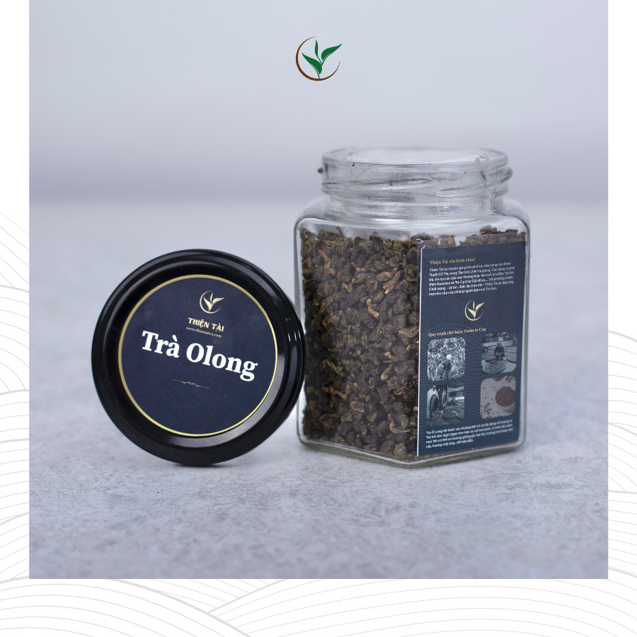 Trà Olong Hũ Thủy Tinh -175g