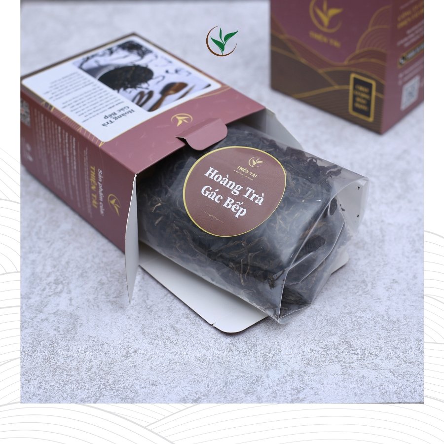 Trà Phổ Nhĩ Gác Bếp (Hoàng Trà Gác Bếp) Hảo Hạng Hộp 60g