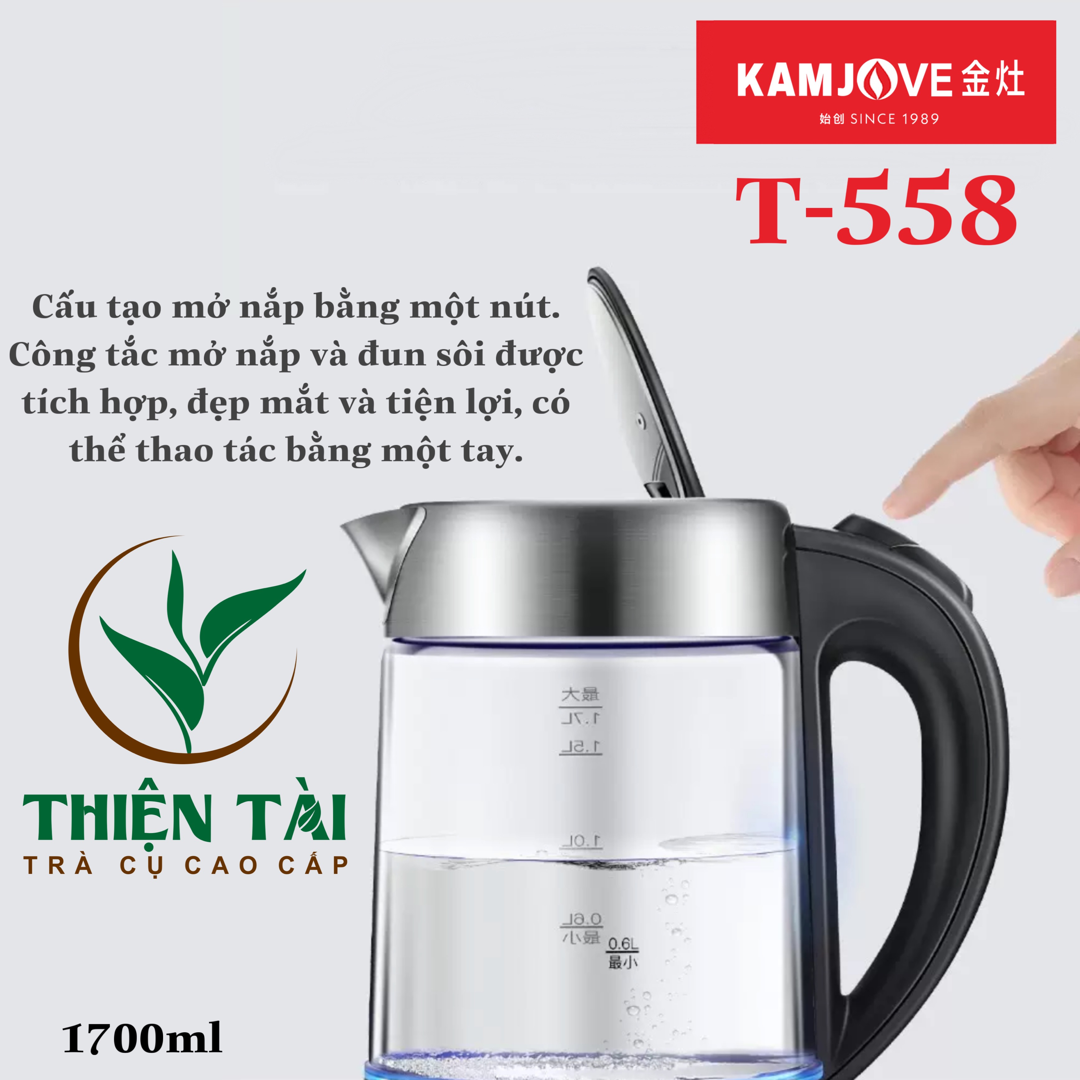 Ấm siêu tốc Kamjove T-558