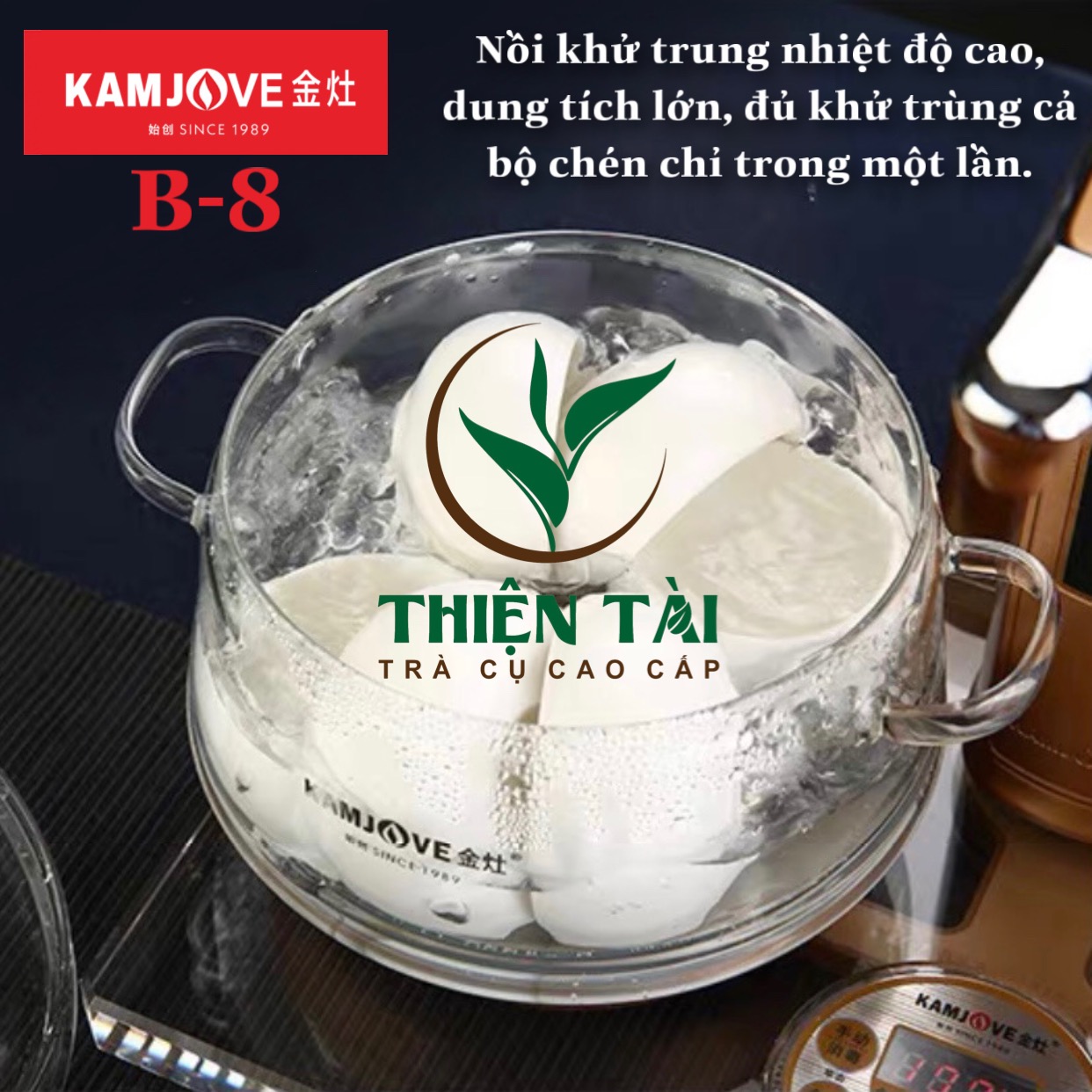 Bộ Ấm Điện Bàn Trà Thông Minh Kamjove B-8