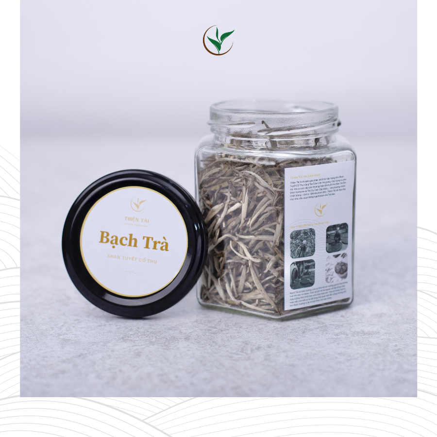 Bạch Trà Shan Tuyết Hũ Thủy Tinh 70g