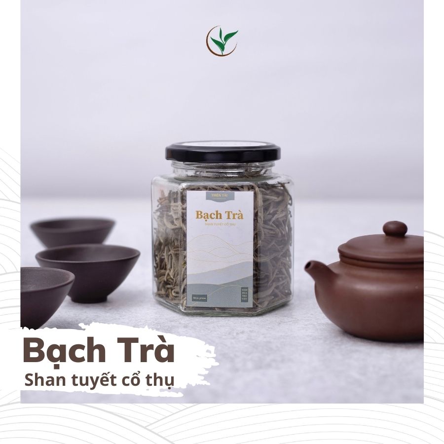 Bạch Trà Shan Tuyết Hũ Thủy Tinh 70g