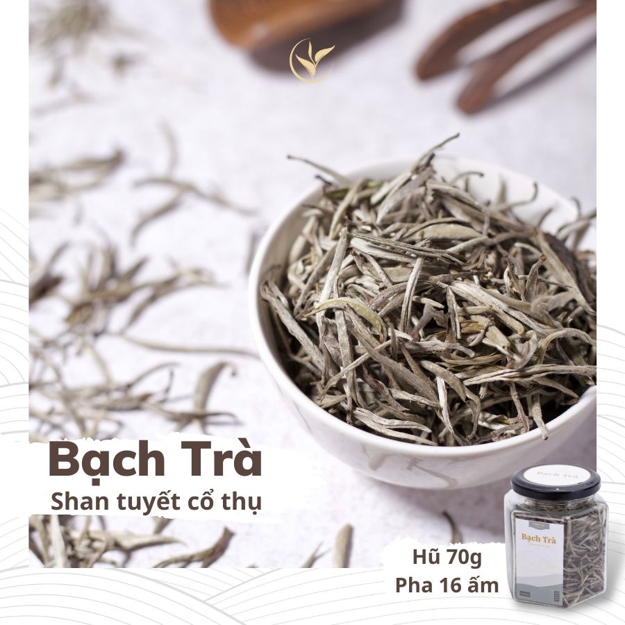 Bạch Trà Shan Tuyết Hũ Thủy Tinh 70g