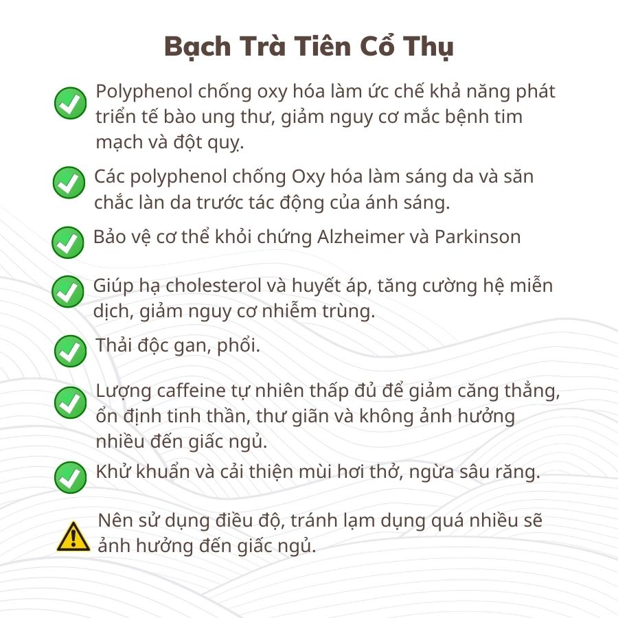 Bạch Trà Tiên Cổ Thụ Túi 200g