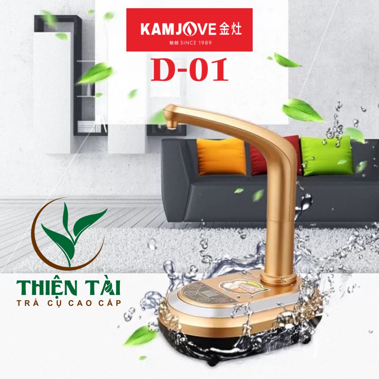 Vòi Bơm Nước Uống Để Bàn Kamjove D-01