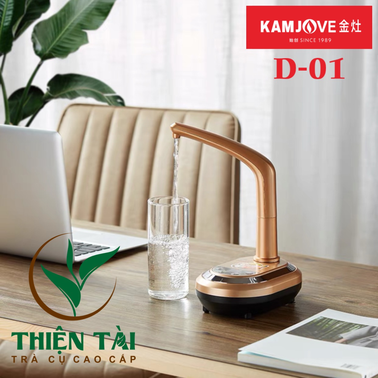 Vòi Bơm Nước Uống Để Bàn Kamjove D-01