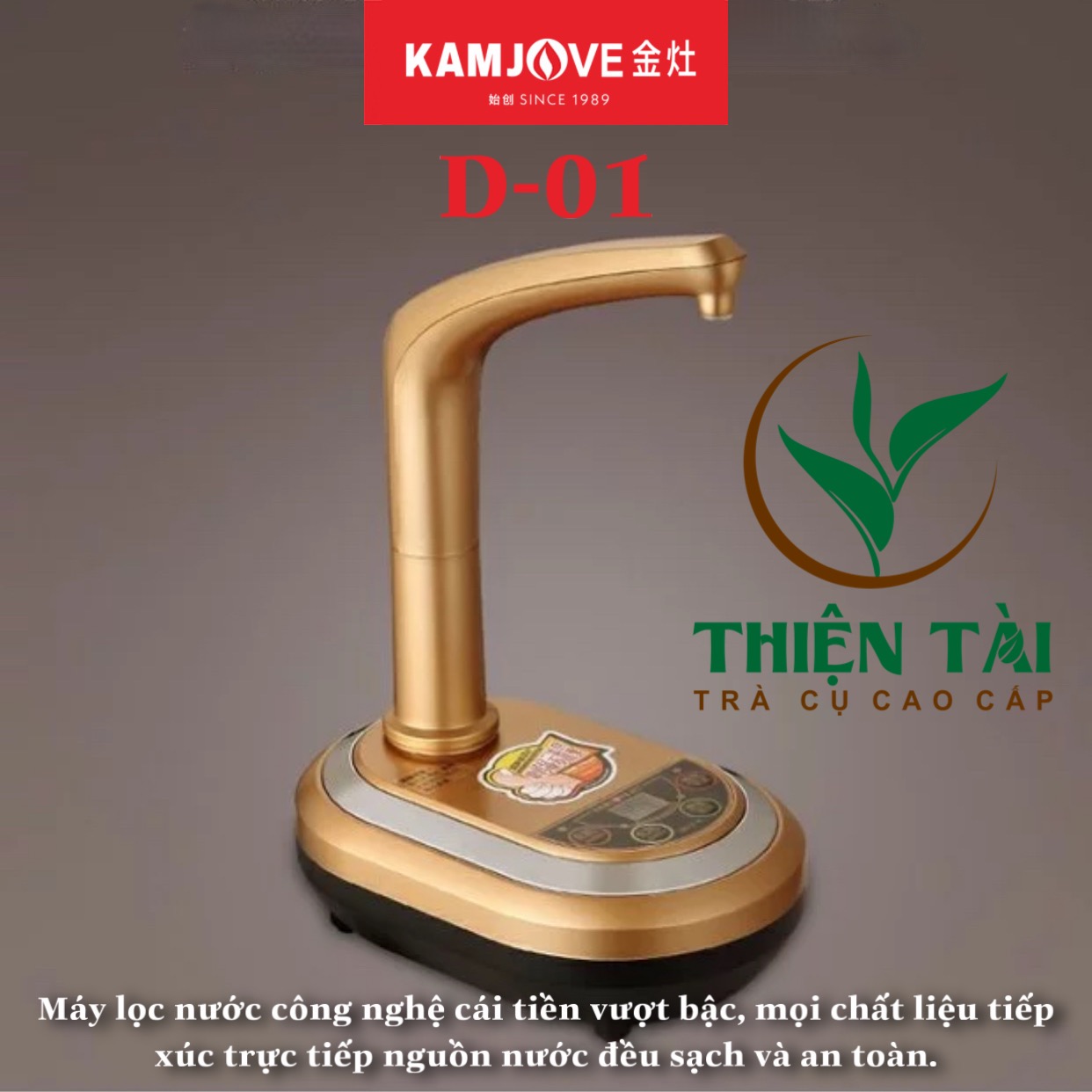 Vòi Bơm Nước Uống Để Bàn Kamjove D-01