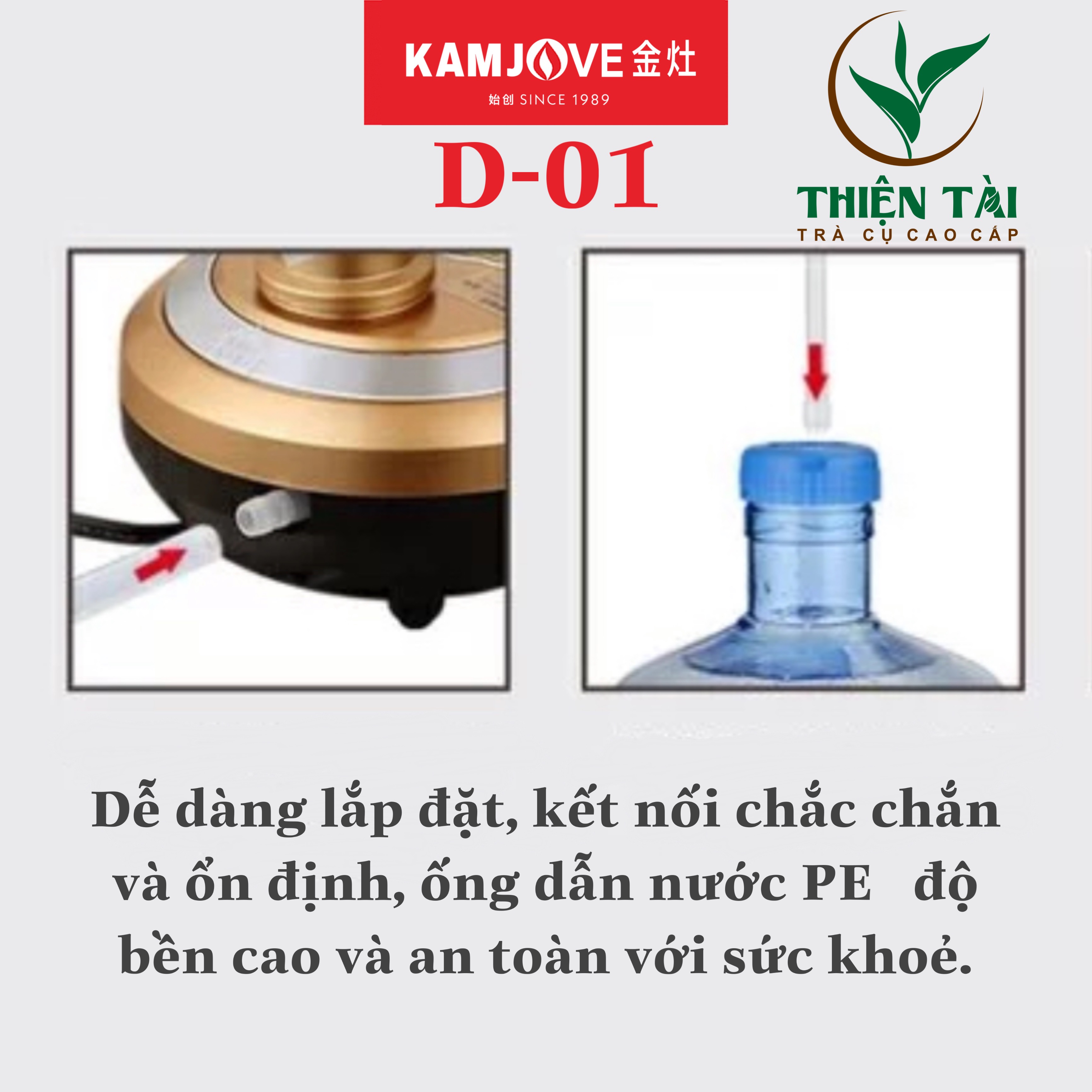Vòi Bơm Nước Uống Để Bàn Kamjove D-01