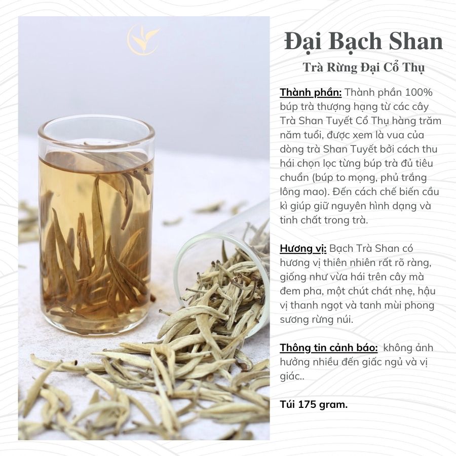 Bạch trà shan tuyết (Túi 200g)