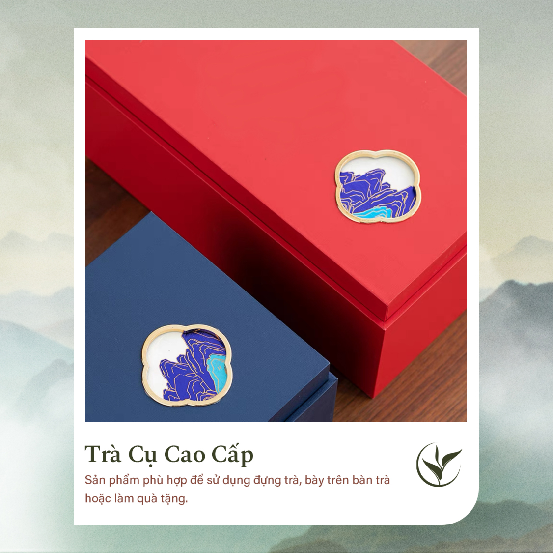 Set 2 lọ đựng trà đỏ